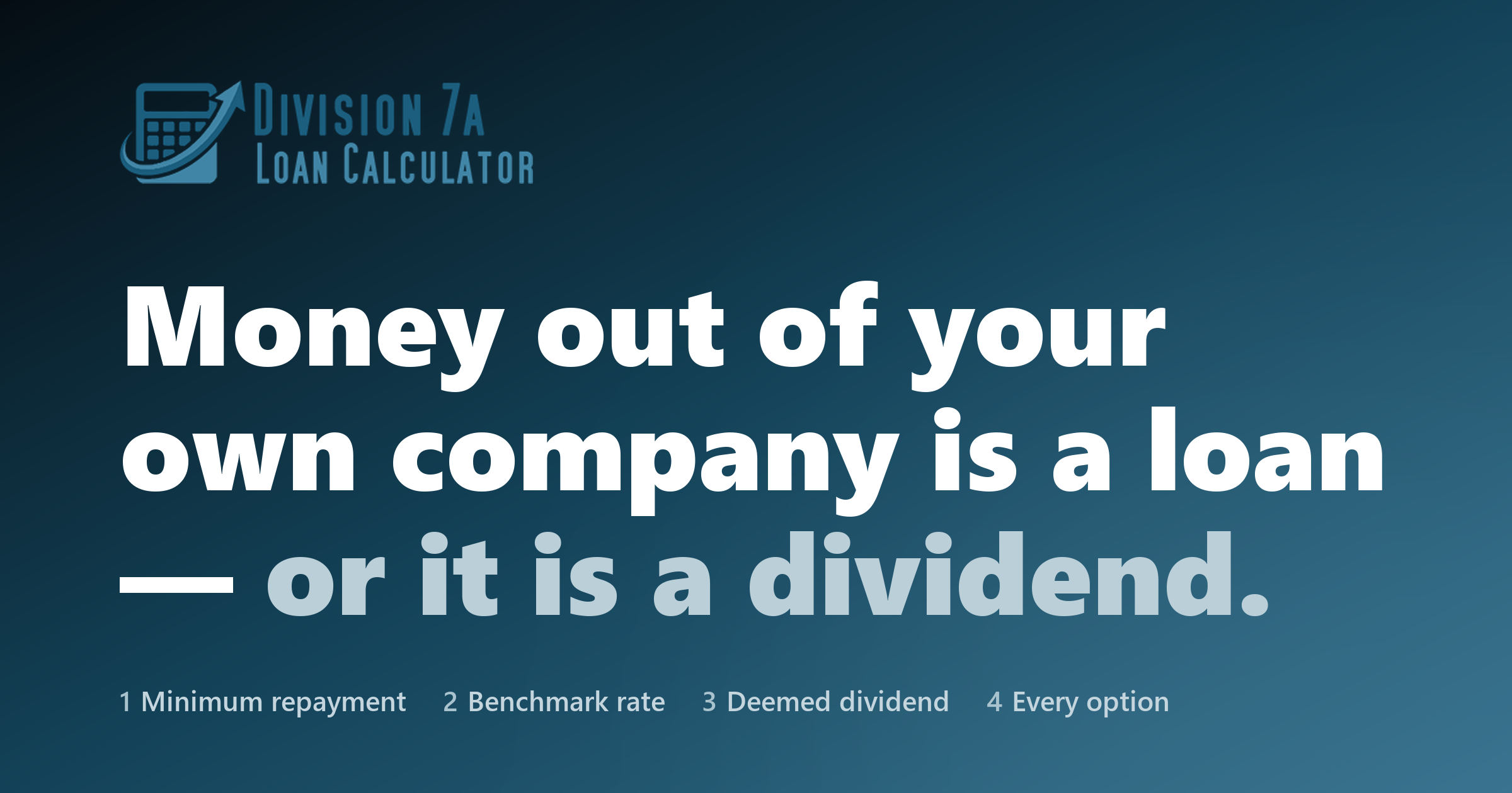 Division 7A Calculator